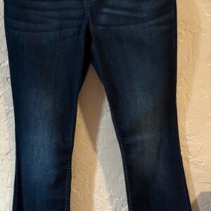 Lee Raiders Women’s Midrise Bootcut Dark Blue Flare Jeans